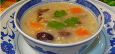 牛肉板栗养生粥